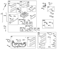 Part Location Diagram of 595613 Briggs and Stratton Carburetor